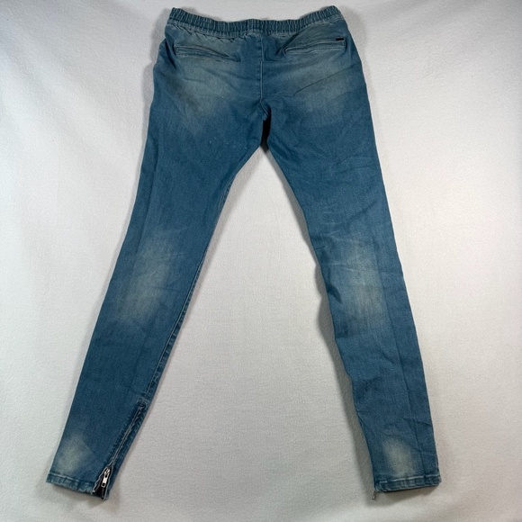 Pacsun Jeans Mens Medium Blue Active Stretch Skinny Mid Rise - Picture 2 of 14